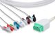 GE Healthcare Compatible 5-Lead Patient Cable With Pinch Ends