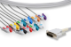 Burdick Mortara 60-00283-01 Compatible 10-Lead Direct-Connect EKG Cable