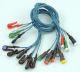 ConMed 10-Lead D Series Shielded Safety Leadwires With Grabber Connectors