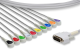 Nihon Kohden BA-904D Compatible 10-Lead Direct-Connect EKG Cable