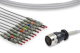 Mortara Quinton Compatible 19 ft. 10 Lead Direct-Connect EKG Cable